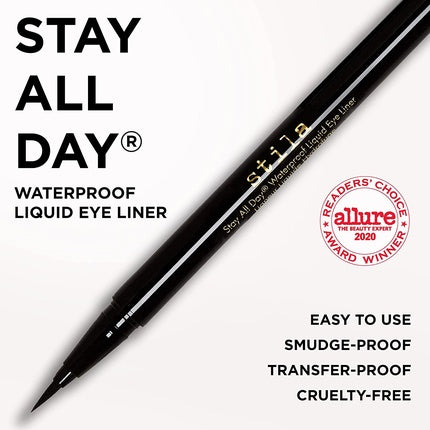 Stila Stay All Day Waterproof Liquid Eye Liner 0.5ml Dark Brown