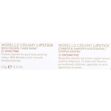 KORRES Morello Cream Lipstick 21 Vivid Pink
