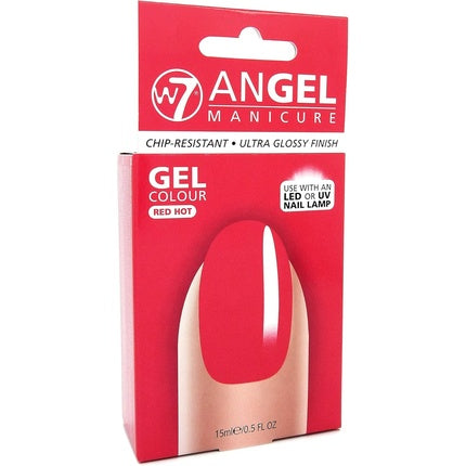 W7 Angel Manicure Gel Nail Color Red Hot