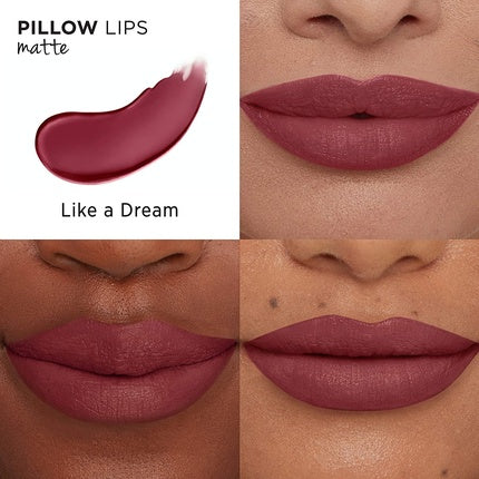 IT Cosmetics Pillow Lips Lipstick Like a Dream Red Plum Matte Finish with Collagen Beeswax and Shea Butter 0.13 oz