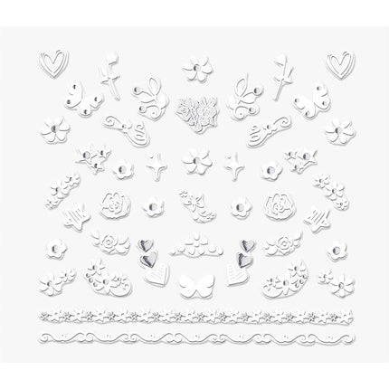 Essence Today's Mood Cute Nail Sticker White Covering Easy to Remove