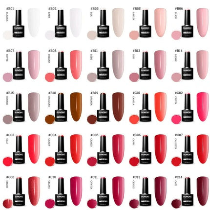 Sunone Soak Off Hybrid UV LED Flexy Gel Manicure Pedicure Nail Colors 5ml