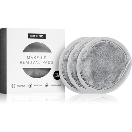 Notino Spa Collection Make-up removal pads - Grey, 3 pads