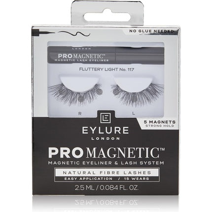 Eylure Luxe Pro Magnetic No. 117 False Lashes Fluttery Light 1 Pair
