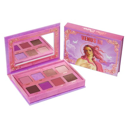 Lime Crime Venus 3 Eye & Face Palette 8 Shades of Dreamy Pinks & Purples - Highly Pigmented Color & Easy to Blend Formula - Mirrored Box - Vegan