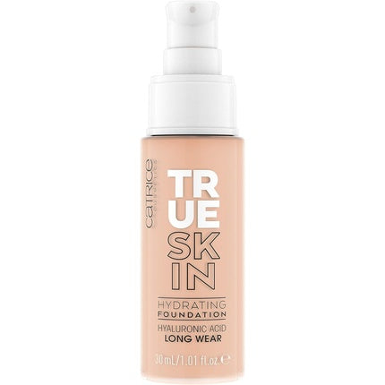 Catrice True Skin Hydrating Foundation with Hyaluronic Acid 30ml 010 Cool Cashmere - Nude Mattifying Long Lasting Vegan Makeup