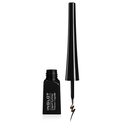 Inglot Liquid Eyeliner High Intensity Pigments Precise Ultra Fine Applicator Quick Drying Smudge-Free Matte Finish 4ml - Pack of 24