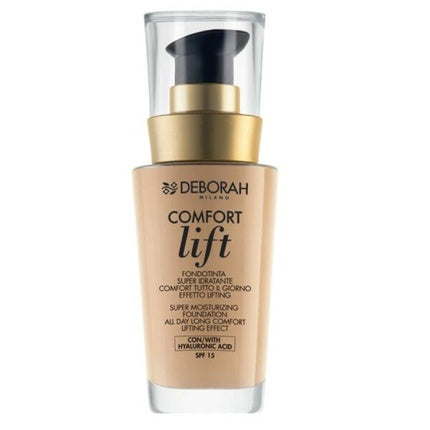 Deborah Comfort Lift Hyaluronic Acid Hydrating Liquid Foundation 07 Vanilla Spf 15 30 Ml
