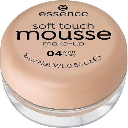 Essence Soft Touch Mousse Makeup Foundation 04 Matt Ivory 16g