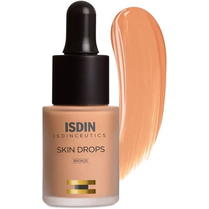 Isdinceutics Skin Drops Fluid Foundation Bronze Adaptive Coverage Makeup 15ml