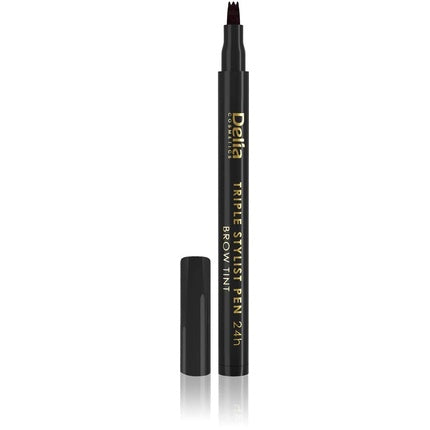Delia Cosmetics Triple Stylist Pen Black Eyebrow Pencil