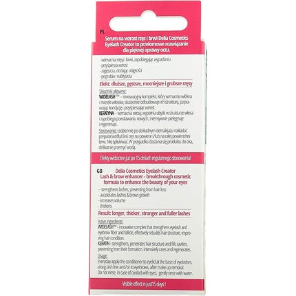 Delia Lash & Brow Enhancer Eyelash Creator 10ml