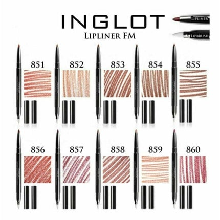 INGLOT Lip Liner FM Double Crayon Brush 852 0.20g/0.007oz