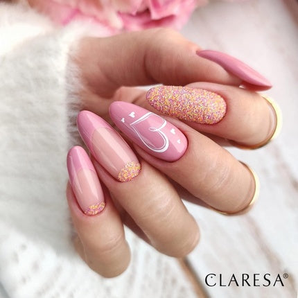 Claresa UV LED Nail Polish Collection Hybrid Manicure Soak Off Nail Polish Color Pink No 8 Fallin Love 5ml
