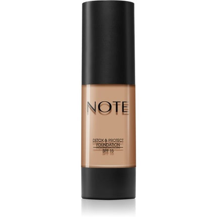 Note Cosmetique Detox and Protect Foundation - 120 Soft Sand, Matte Finish, 35 ml