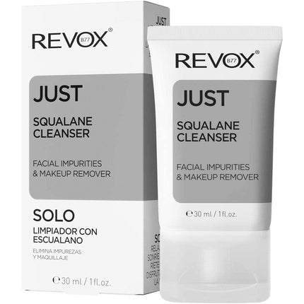 Revox Just Squalane Cleanser Liquid Face Wash Makeup Remover 30ml