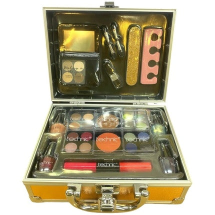 Make Up Beauty Cosmetics Set Case Rose Gold Set Brand New Free P&P