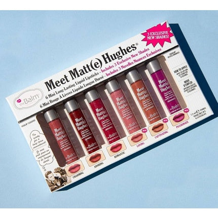 theBalm Meet Matte Hughes Mini Long-Lasting Liquid Lipsticks Volume 3