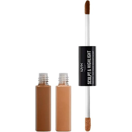 NYX Professional Makeup Sculpt & Highlight Face Duo Cream Contour - Chestnut/Sand 0.021kg