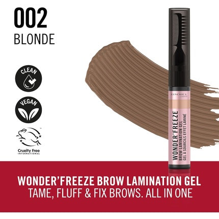 Rimmel Wonder'Freeze Brow Lamination Gel 6g Blonde