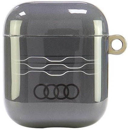 Audi IML Geometric Pattern Case for AirPods 1/2 Grey