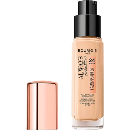 Bourjois Always Fabulous Extreme Resist Spf20 Concealing Foundation 120 Light Ivory 30ml
