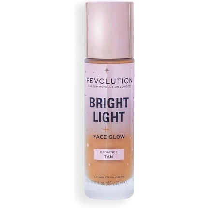 Makeup Revolution Bright Light Face Glow Brightening Skin Tint Radiant Finish Radiance Tan