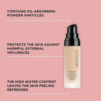 Artdeco Perfect Teint Foundation Long-Lasting Concealing Foundation 16 Light Bisque 20ml