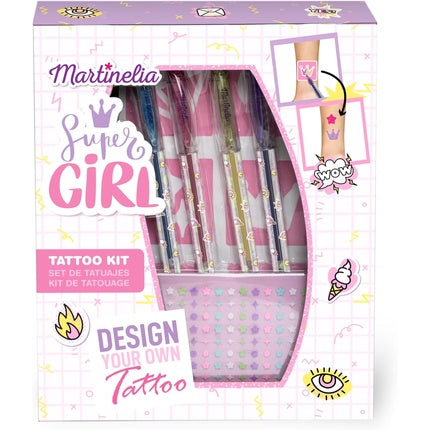 MARTINELIA Super Girl Tattoo Kit for Kids