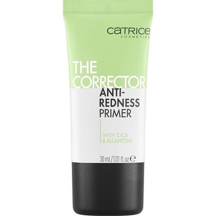 Catrice The Corrector Anti-Redness Primer Green Long-Lasting Nourishing Pore-Refining for Dry Skin Vegan Oil-Free Fragrance-Free Alcohol-Free 30ml