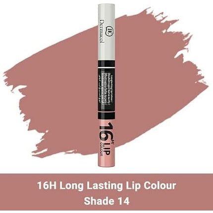 Dermacol 16H Lip Colour Longlasting Lip Gloss 14