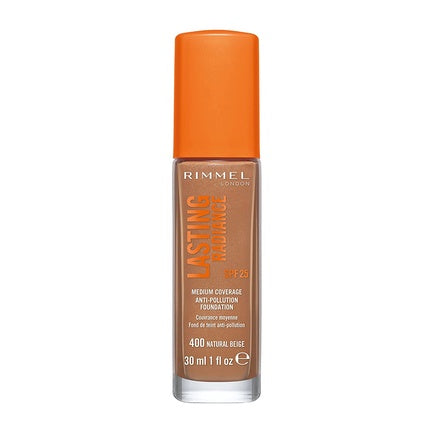 Rimmel Lasting Radiance Foundation - 400 Natural Beige | 30m