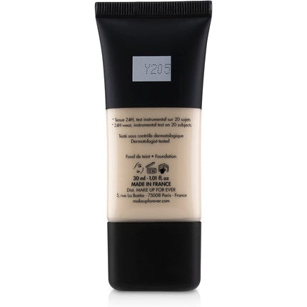 MAKE UP FOR EVER Matte Velvet Skin Liquid Foundation 30ml Y205 Alabaster