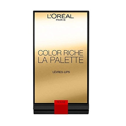 L'Oréal Paris Color Riche La Palette Lip Makeup with 6 Harmonizing Shades for Full Lips