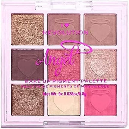 I Heart Revolution Fantasy Dragon Makeup Pigment Palette 9 Shades 7.2g