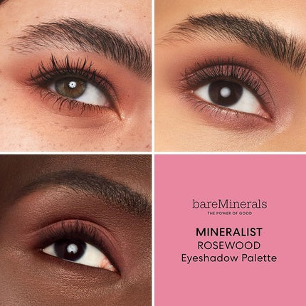 bareMinerals Mineralist Eyeshadow Palette 6x1.3g Rosewood, Cranberry
