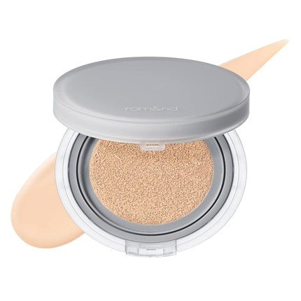 Rom&nd Nu Zero Cushion Long Lasting High Coverage Semi Matte Finish 03 Natural 21 - Korean Cushion Foundation