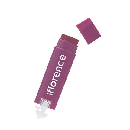Florence by Mills Oh Whale Tinted Lip Balm Sheer Tinted Lip Balm Moisture Hydrate Berry Plum and Acai Vegan Cruelty-Free