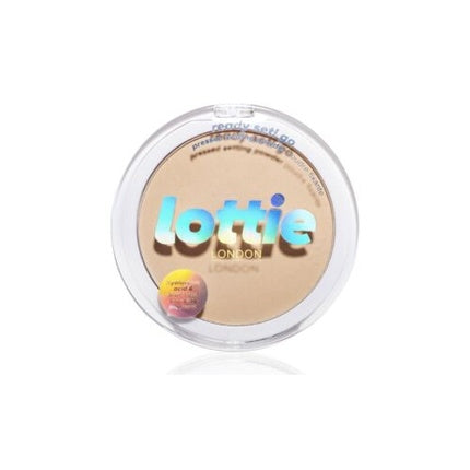 Lottie London Ready Set! Go Pressed Setting Powder Warm Translucent 0.25oz - New