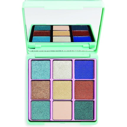 I Heart Revolution Glitter Eye Shadow Palette Starry Eyed 9 Shades 13.5g