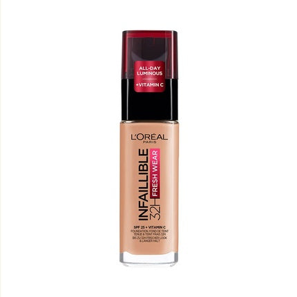 L'Oreal Paris Infallible 24h Fresh Wear Foundation Long-Lasting Face Foundation 235 Honey 30ml