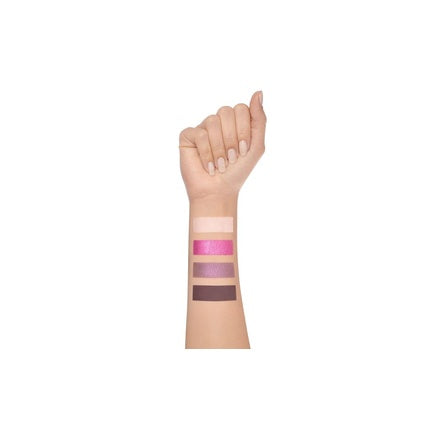 Pupa Milano Vamp! 4 Eyeshadow Palette 004 Vibrant Plum 0.183 oz - Eye Makeup - Matt, Satin, Metallic Finishes - Lightweight - Blends Easily - Talc-Free
