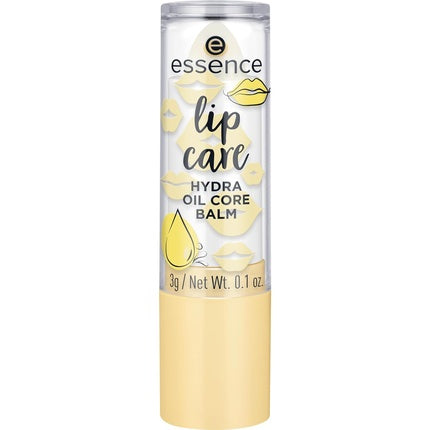 essence Hydra Oil Core Balm Lip Balm White Moisturizing Regenerating Nourishing Natural Vegan Paraben-Free Microplastic-Free Nanoparticle-Free 3g