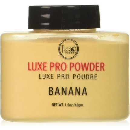 J.Cat Beauty Luxe Pro Makeup Setting Powder Matte Finish Helps Absorb Oil