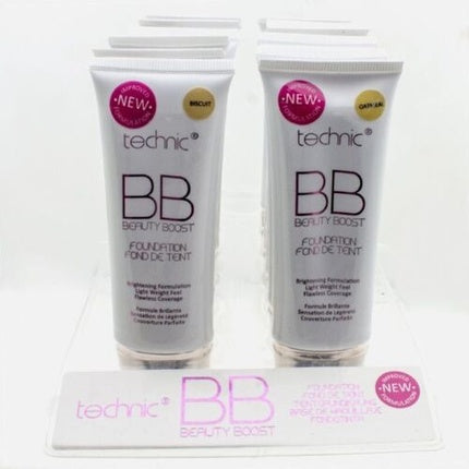 Technic BB Beauty Boost Foundation Brightening Formulation Various Shades