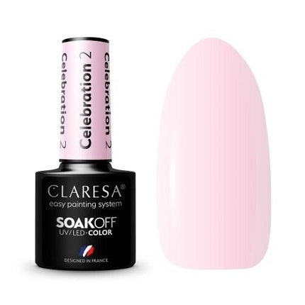Celebration UV Nail Polish 5ml Claresa - Pack of 2