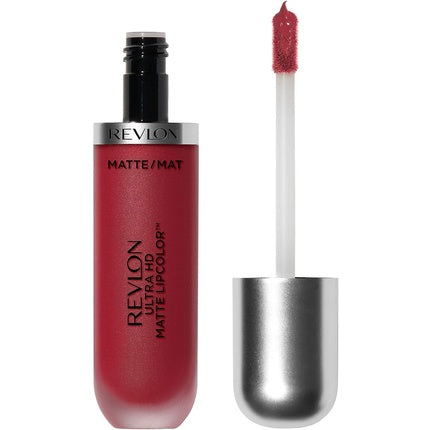 Revlon Ultra HD Matte Lipcolor Velvety Lightweight Matte Liquid Lipstick in Red/Coral 1 Count