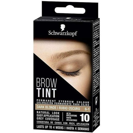 Schwarzkopf Brow Tint Permanent Eyebrow Color 6-1 Dark Blonde 10ml