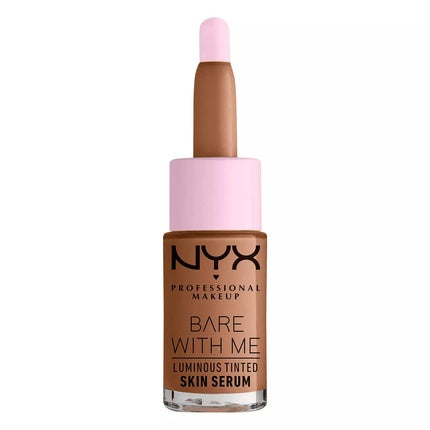 NYX Professional Makeup Bare with Me Luminous Tinted Skin Serum Universal Medium Deep 0.42 Fl Oz