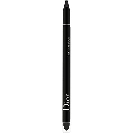 Christian Dior Diorshow 24H Stylo Waterproof Eyeliner 091 Matte Black for Women 0.007oz